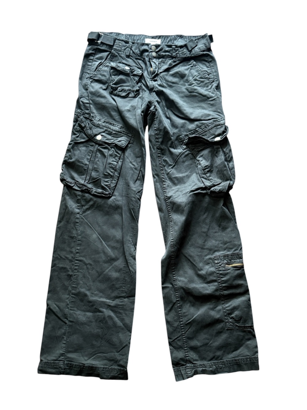 Garage Black Cargo Pants Size XS